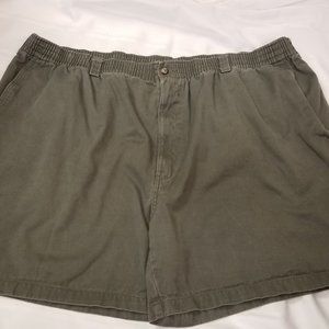 Sz 3X Mens Olive Green Color Shorts by Harbor Bay